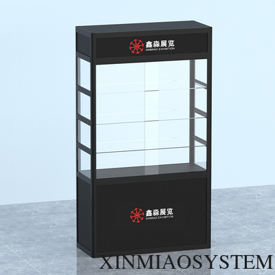 Aluminum Frame Tall Foldable Showcase,High 3 Layer Cabinet for Exhibition and Event Tradeshow Fair
