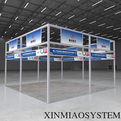 Saudi Arabia Aluminum Modular Shell Scheme Booth for Tradeshow and Event, Exhibition Booth 3x3 &3x6m Supplier in china, Octanorm and Maxima Booth