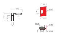 M1322 Adaption Profile of 40-80-100MM Maxima system,Tension fabric extrusion