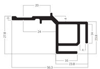 M1322 Inner Conner Adaption Profile of 40-80-100MM Maxima system,Tension fabric aluminum extrusion
