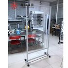 Freestanding Balck/Silver Color Room Divider Screen Sneeze Protection  Front Desk Clear Partitions Screens