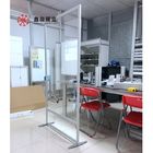 Office Aluminum Clear Acrylic Moving Partition Wall Room Dividers Partitions Screen
