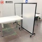 Aluminum Frame Acrylic Partition Screen Mobile Restaurant Clear Polycarbonate Room Divider