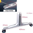 Metal Holder Feet Aluminum Alloy Room Divider Privacy Screens Divider Partition Movable Wheel for Hotel