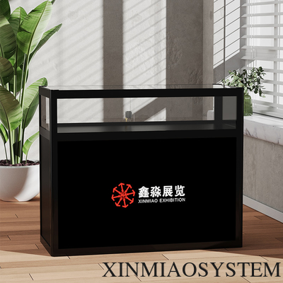 Aluminum Frame Tall Foldable Showcase,High 3 Layer Cabinet for Exhibition and Event Tradeshow Fair