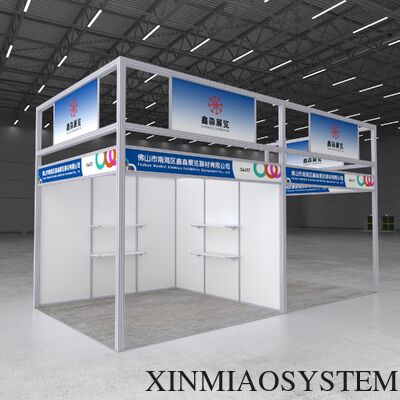 Saudi Arabia Aluminum Modular Shell Scheme Booth for Tradeshow and Event, Exhibition Booth 3x3 &3x6m Supplier in china, Octanorm and Maxima Booth
