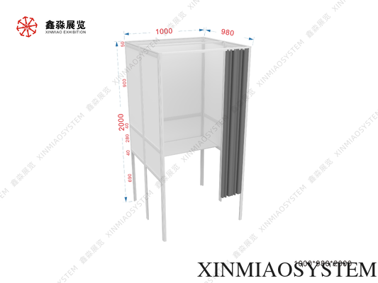 Foldable Temporary Consultation Booth Privacy Registration Booth Multi-purpose Privacy Booth