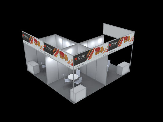 Modular Octanorm Similar Drawing booth with good price, Fabric 3X3m portable exhibition booth for tradeshow in china