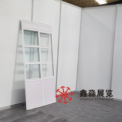 Aluminum Foldable Showcase, rentable foding cabinet for display, exhibition foding glass+aluminum+MDF panel showcase