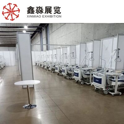 Hospital móvil cuadrado modular temporal portátil de aluminio de la cabina de la instalación rápida en existencia