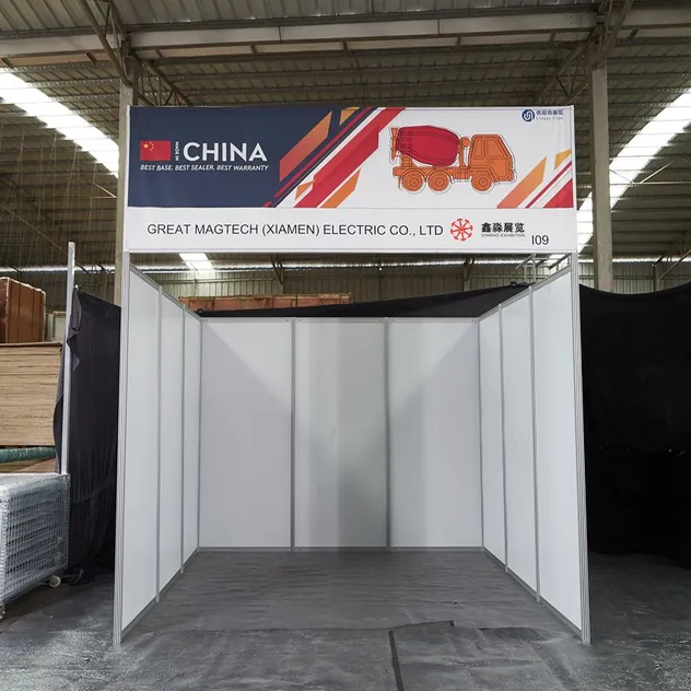 Stand de exposición modular de aluminio para ferias y exposiciones, 3x3m o personalizado 6