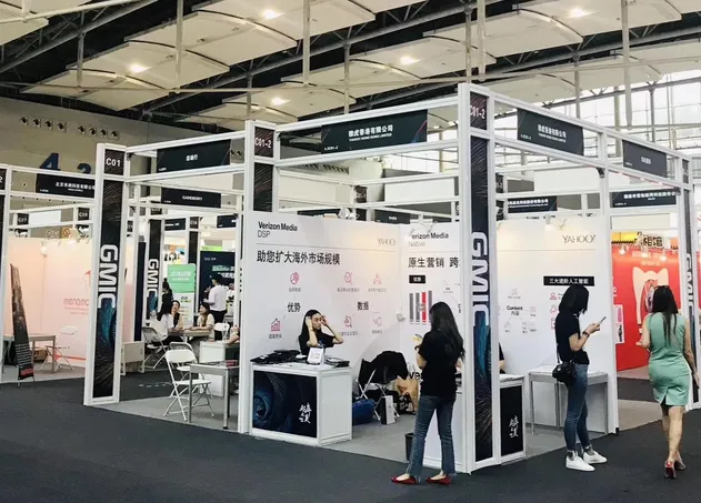 Stand de exposición modular de aluminio para ferias y exposiciones, 3x3m o personalizado 14